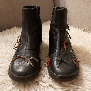 Camper leather booties, size 37, made in Spain
